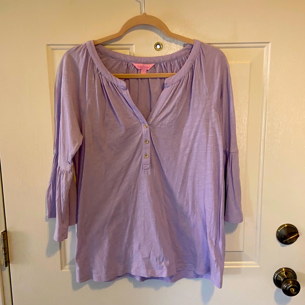 Lilly Pulitzer size small pale purple top
